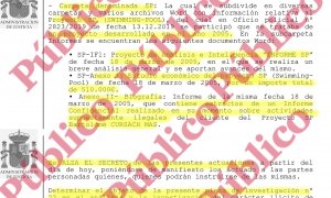 Fragmentos del auto del magistrado García Castellón en el que determina "el análisis y la investigación" del Proyecto SP contenido en el informe de Villarejo a Cursach sobre la campaña mediática de Pedro Jota e Inda en Baleares.