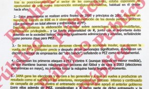 Fragmento del informe de Villarejo sobre el inicio de la campaña mediática de Pedro Jota e Inda a favor del PP en Baleares.