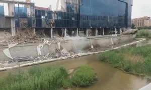 Demolición del estadio Vicente Calderón