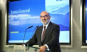 El presidente de Indra, Fernando Abril Martorell.