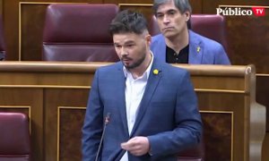 El repaso de Rufián a los escándalos de la Corona