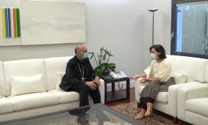Carmen Calvo se reúne con Juan José Omella