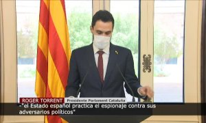 Torrent: "El Estado español practica el espionaje contra adversarios políticos"