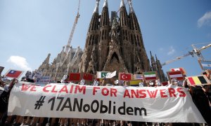 Barcelona y la Generalitat piden 95 y 44 años de prisión para los procesados por el 17A. PAU BARRENA / AFP / Archivo