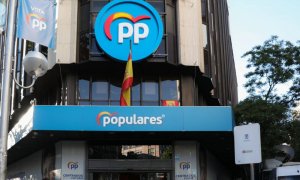 Sede del PP en la calle Génova de Madrid. / Jesús Hellín/Europa Press
