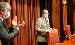 Torra se reúne con JxCat en el Parlament tras su vista en el Supremo