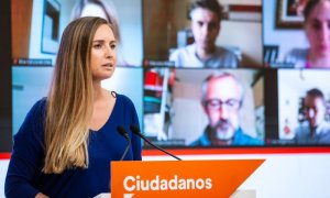 La portavoz nacional de Ciudadanos, Melisa Rodríguez. Fuente: Cs (Pedro Ruiz).