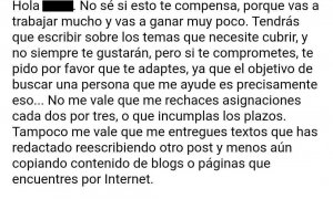 MierdaJobs - "No sé si te compensa, vas a trabajar mucho y a ganar muy poco": la oferta en la que pagan 1? por cada artículo de 1000 palabras