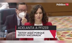 "Tenemos la de Pfizer, la china, la rusa, la de Oxford y ahora la de Ayuso": la presidenta dice que ya está "vacunada" y los tuiteros responden