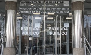 Entrada de los Juzgados de Plaza de Castilla, en Madrid. E.P./Marta Fernández