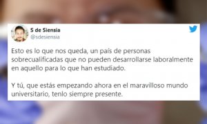 "Lo han conseguido: abandono, tiro la toalla": el desesperanzador hilo de un joven que se ha quedado sin poder investigar en España