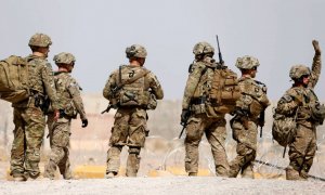 Tropas estadounidenses en la provincia de Uruzgan, Afganistán