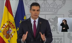 Pedro Sánchez: "Una parte sustancial de la población estará vacunada a lo largo del primer semestre del 2021"