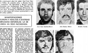 26/12/2020. Imagen en prensa de los últimos sentenciados a muerte por el régimen franquista. - Cedida
