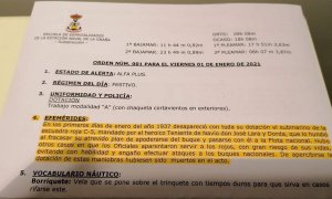 Imagen del documento difundido en Twitter por Néstor Rego, diputado del BNG.