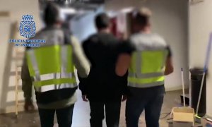 03/01/2021. Imágenes de la detención del cantante en Málaga. - Policía Nacional