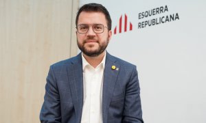 El candidato de ERC a la Generalitat, Pere Aragonès. - Francesc Peris