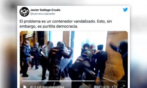 Indignación en Twitter ante las imágenes de las cargas en Sol: "Qué bonita democracia plena"