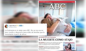 Críticas a la portada de 'ABC' por presentar a quienes se acogen o defienden la eutanasia como personas que buscan un "atajo" para morir
