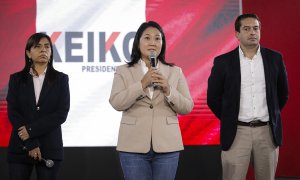 Candidata presidencial y líder del partido Fuerza Popular Keiko Fujimori.