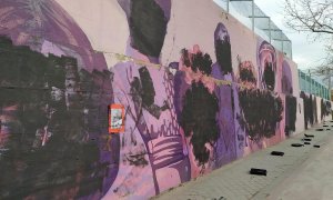 mural feminista de Ciudad Lineal