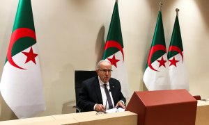24/08/2021 El ministro argelino Ramtane Lamamra durante una rueda de prensa