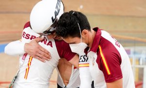 26/08/2021 Alfonso Cabello y sus entrenadores