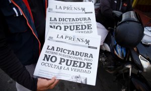 Imagen de un periódico nicaragüense opositor del Gobierno de Daniel Ortega.