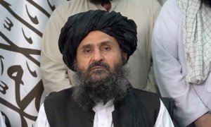 El mulá Baradar Akhund, uno de los principales dirigentes de los talibanes. REUTERS