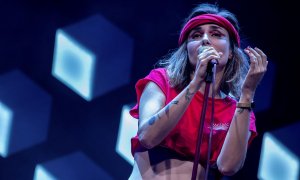 La cantante Zahara actúa este viernes en Toledo, en el marco de su gira para presentar su nuevo disco "Puta".