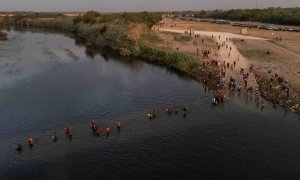 21/09/2021 foto dron migrantes México