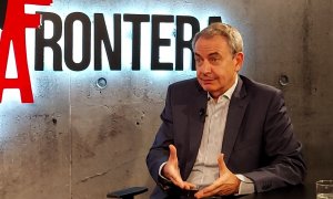 José Luis Rodríguez Zapatero en una entrevista en el programa de La Frontera, presentado por Juan Carlos Monedero.