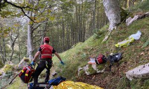 Muere un senderista de 52 años que realizaba una ruta por los Collados del Asón