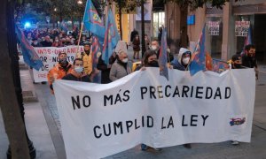 Galería: Los repartidores asturianos no quieren más precariedad