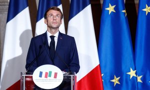 Emmanuel Macron a 26 de noviembre de 2021.