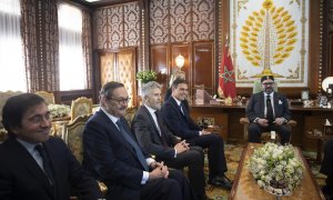 ARCHIVO. El presidente del Gobierno Pedro Sánchez se reúne con el Rey de Marruecos Mohamed VI, en 2019.