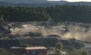 El vertedero de Nerva, en Huelva, al borde del colapso tras la llegada de más de 12.000 toneladas de sustancias tóxicas y residuos
