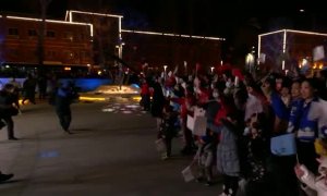 China celebra la apertura de sus JJOO de Invierno desde la distancia