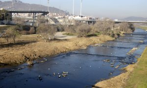 26/01/2022 - El tram del riu Besòs on es farà el projecte de renaturalització.