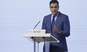 28/03/2022-El presidente del Gobierno Pedro Sánchez interviene en el marco del tercer encuentro 'Generación de Oportunidades' celebrado este lunes en Madrid