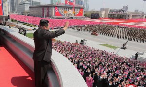 15/04/2022 Kim Jong-un participa en los actos con motivo del nacimiento de su abuelo y fundador del país, Kim Il-sung