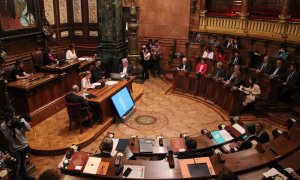 29/04/2022 - El ple de l'Ajuntament de Barcelona d'aquest divendres, 29 d'abril.