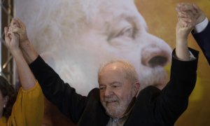 El expresidente y precandidato a las próximas elecciones a realizarse en octubre de 2022 Luiz Inacio Lula da Silva, del Partido de los Trabajadores.