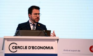 04/05/2022 - Pere Aragonès, en la seva intervenció en la Trobada Anual del Cercle d'Economia d'aquest 2022.