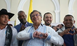 6/5/22-El candidato a la presidencia de Colombia Gustavo Petro, a 5 de abril de 2022, en Bogotá.
