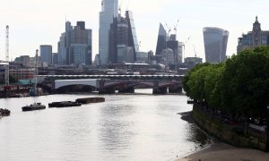 Vista de la City de Londres desde el río Támesis. REUTERS/Hannah McKay