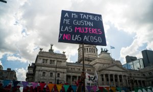 03/06/2022 - Imagen de archivo de la marcha "Ni Una Menos" en Buenos Aires, (Argentina).