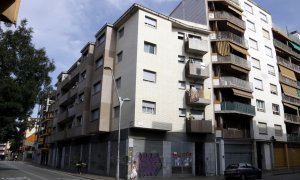 16/08/2021 - Edifici de Girona on s'han comprat pisos pel parc públic.