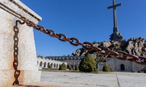 17/11/2021-Abadía benedictina del complejo monumental del Valle de los Caídos, a 17 de noviembre de 2021, en San Lorenzo de El Escorial, Madrid