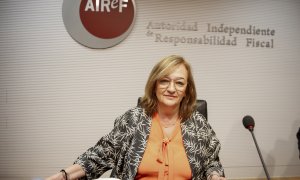 (15/7/2022) La presidenta de la AiReF, Cristina Herrero, presenta el Informe sobre la Ejecución Presupuestaria, Deuda Pública y Regla de Gasto 2022 de las AAPP, este viernes en Madrid.